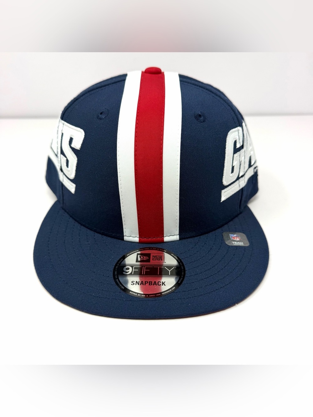 New Era NFL New York Giants Throwback Navy Blue Helmet Pack Snapback Hat 9Fifty